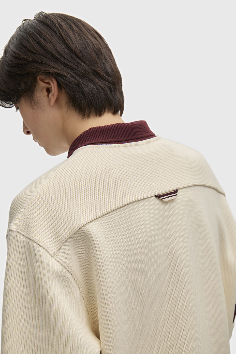 FRED PERRY 「FRED PERRY／Tipped Sleeve Collared Sweatshirt／ティップドスリーブカラードスウェット」|ポロシャツ|