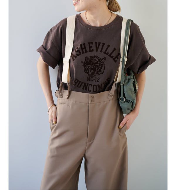 OUTDOOR PRODUCTS Usual Things「追加 ピグメントカットオフZOO TEE」|Tシャツ・カットソー|ブラウン