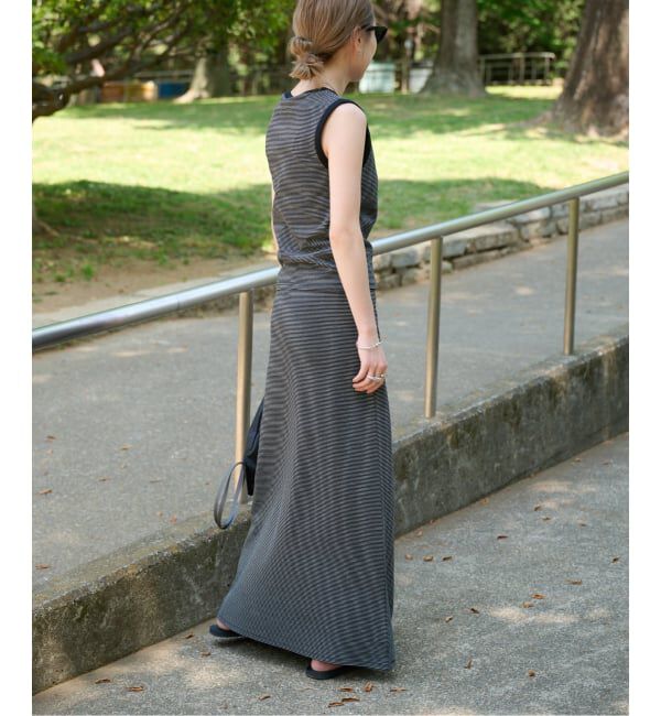 OUTDOOR PRODUCTS Usual Things「リンガーボーダーノースリ セットアップ対応」|タンクトップ|