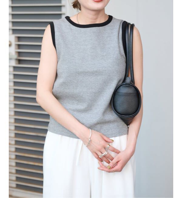 OUTDOOR PRODUCTS Usual Things「リンガーボーダーノースリ セットアップ対応」|タンクトップ|