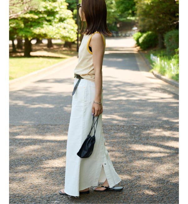 OUTDOOR PRODUCTS Usual Things「リンガーボーダーノースリ セットアップ対応」|タンクトップ|