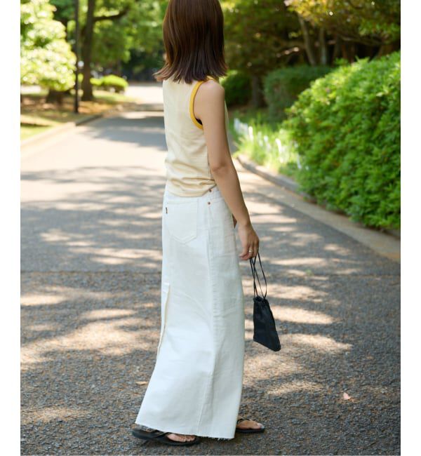 OUTDOOR PRODUCTS Usual Things「リンガーボーダーノースリ セットアップ対応」|タンクトップ|