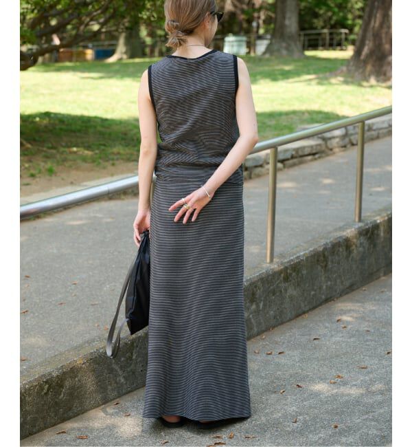 OUTDOOR PRODUCTS Usual Things「リンガーボーダーノースリ セットアップ対応」|タンクトップ|