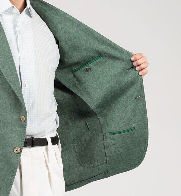 TOMORROWLAND BUYING WEAR「GABO リネンウール シングルブレステッド2Bジャケット」|テーラードジャケット|