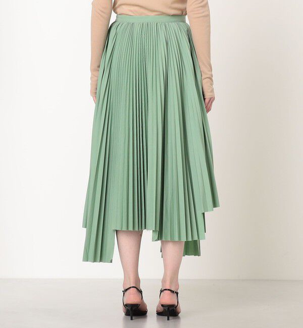 TOMORROWLAND BUYING WEAR「PLAN C PLEATED LONG SKIRT アシンメトリー プリーツスカート」|スカート|