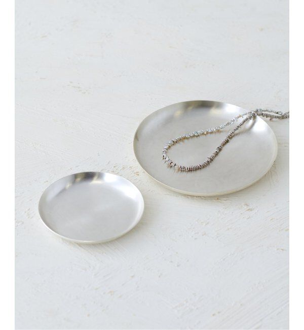 ACME「【fog linen work/フォグリネンワーク】SILVER PLATE ROUND M シルバートレイ」|香水・フレグランス|
