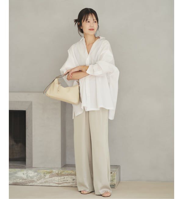 Plage「《追加》dull satin relax パンツ」|その他|