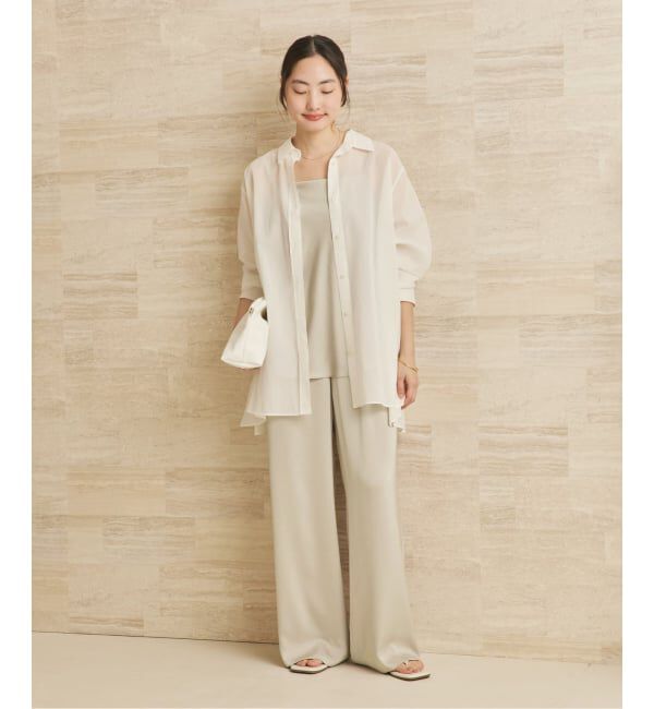 Plage「《追加》dull satin relax パンツ」|その他|