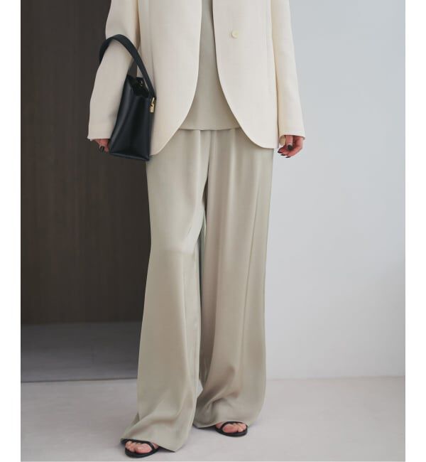 Plage「《追加》dull satin relax パンツ」|その他|