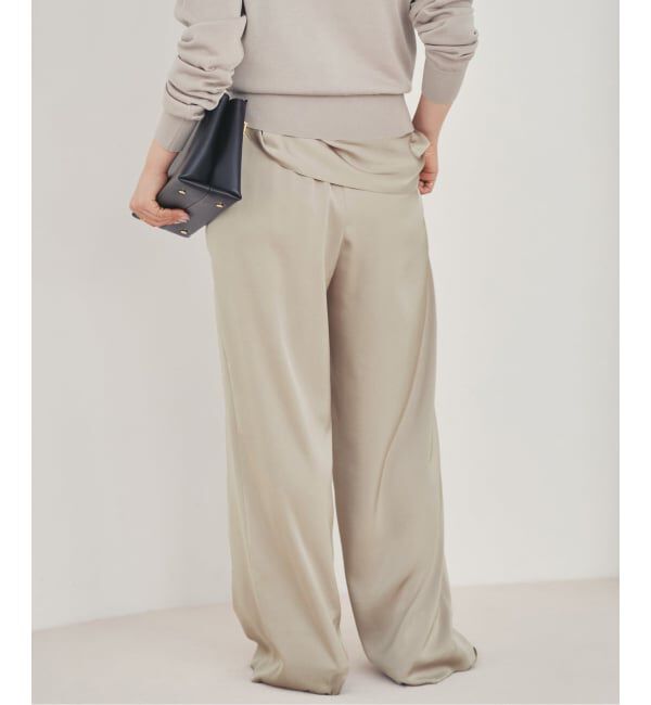 Plage「《追加》dull satin relax パンツ」|その他|