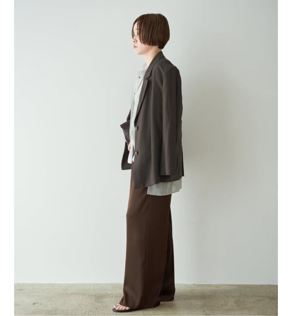 Plage「《追加》dull satin relax パンツ」|その他|