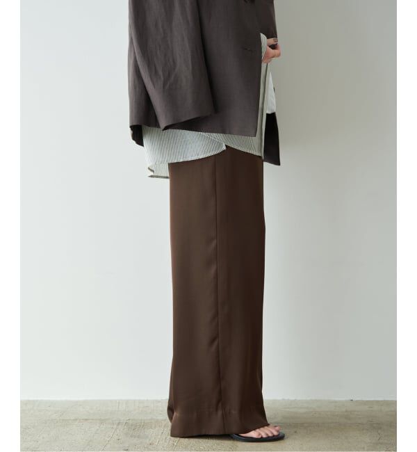 Plage「《追加》dull satin relax パンツ」|その他|