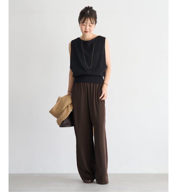 Plage「《追加》dull satin relax パンツ」|その他|