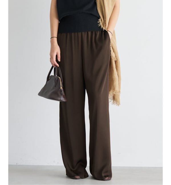 Plage「《追加》dull satin relax パンツ」|その他|