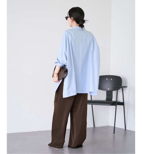 Plage「《追加》dull satin relax パンツ」|その他|
