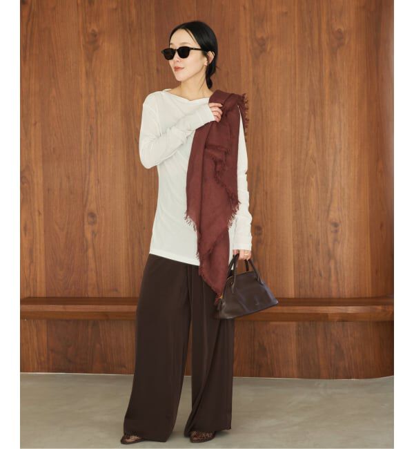 Plage「《追加》dull satin relax パンツ」|その他|
