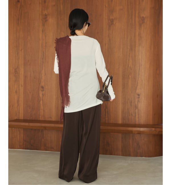 Plage「《追加》dull satin relax パンツ」|その他|