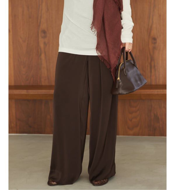 Plage「《追加》dull satin relax パンツ」|その他|