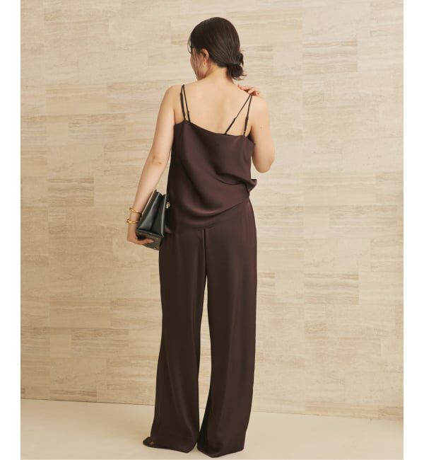 Plage「《追加》dull satin relax パンツ」|その他|