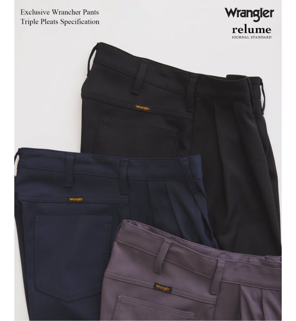 JOURNAL STANDARD relume「Wrangler / ラングラー 別注 3タック ランチャー ドレススラックス」|スラックス|