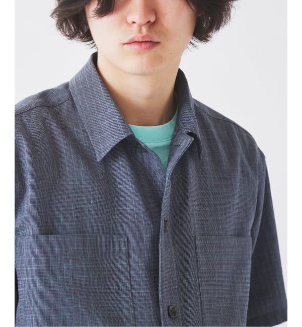 JOURNAL STANDARD relume「コットンリネン カスリ スラブ スモック 半袖シャツ」|シャツ・ブラウス|