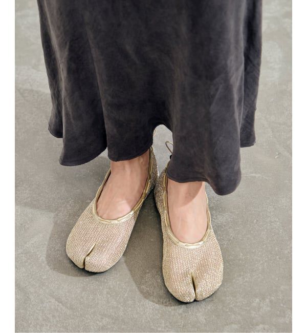 JOURNAL STANDARD「【Paes/ペイズ】 AIR String Flat」|その他|ゴールド