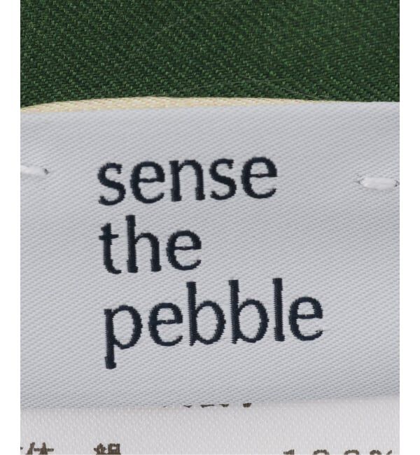 NOBLE「sense the pebble/センスザぺブル シルクスカーフ(グリーン)」|バンダナ・スカーフ|