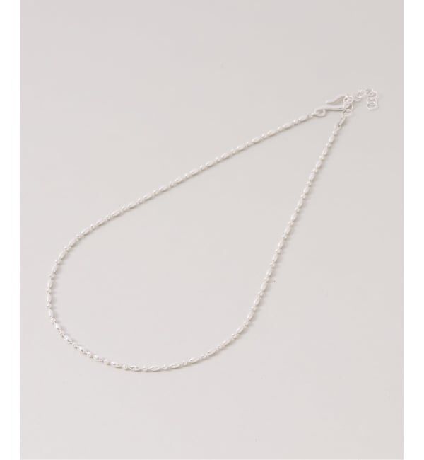 Spick and Span「【SAMH by LILAS】ナツメボールチェーンネックレス SV」|ネックレス|