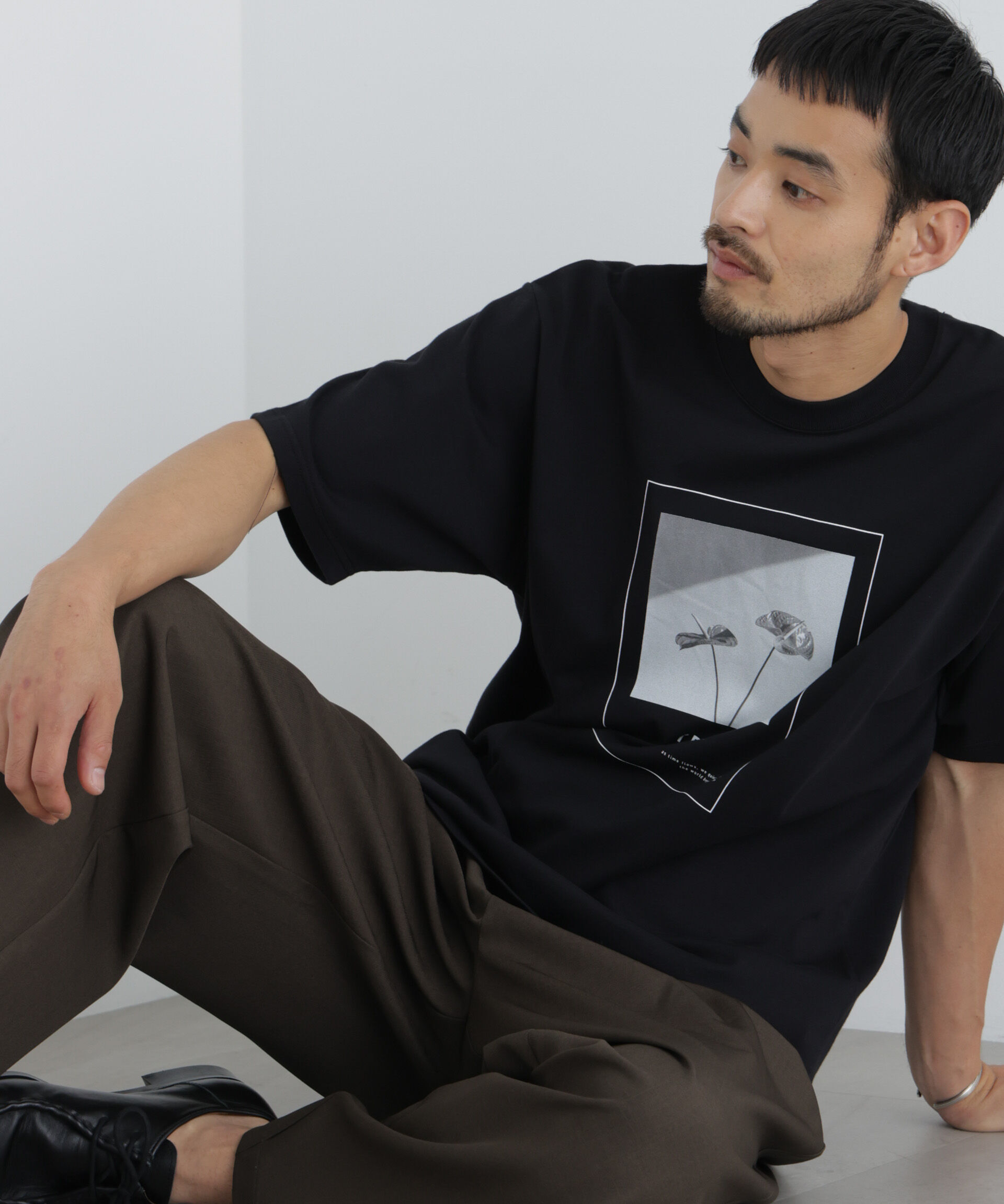 NANO universe「ORIGINAL GALLERY  Tシャツ 半袖 5」|Tシャツ・カットソー|パターン1