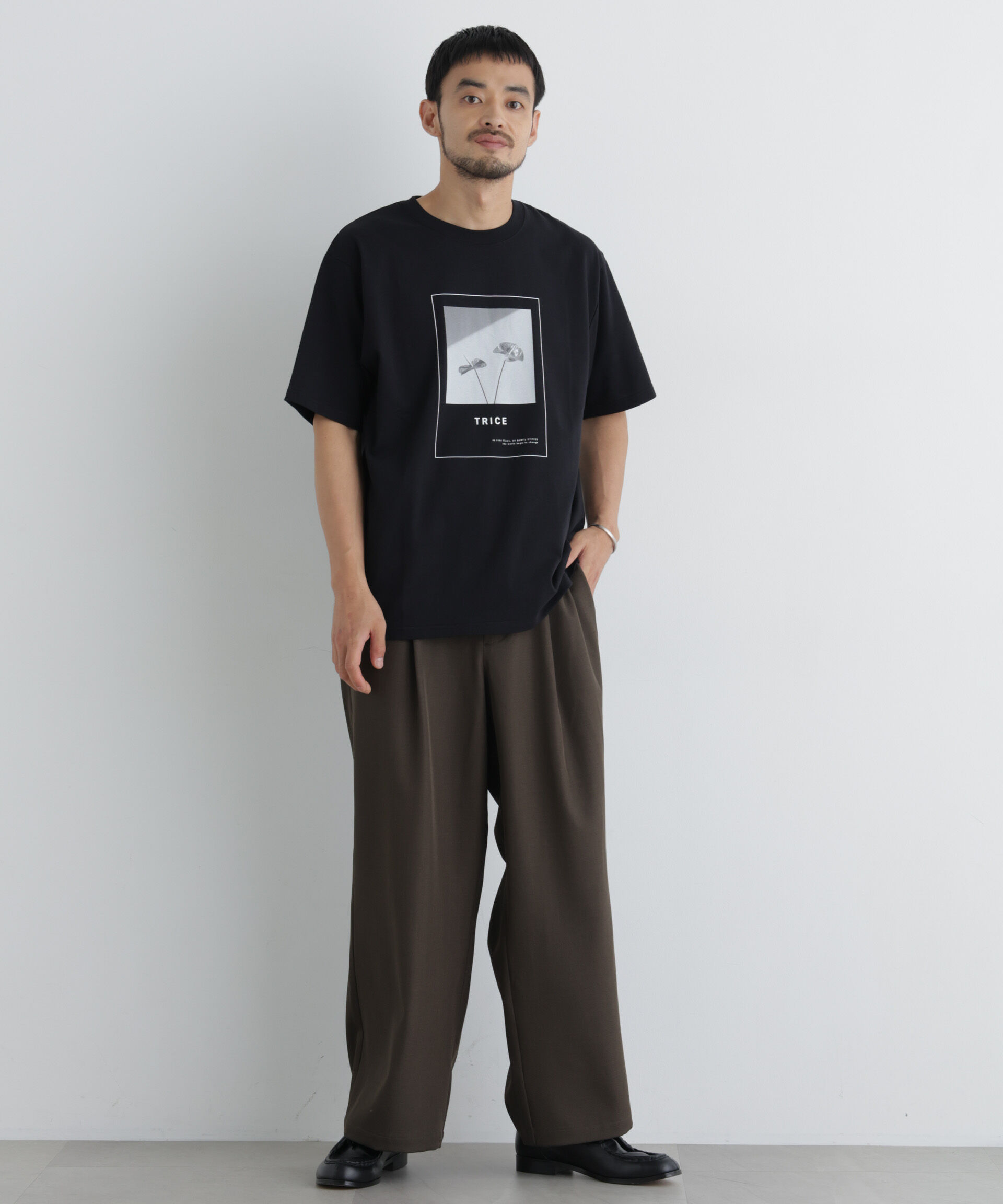 NANO universe「ORIGINAL GALLERY  Tシャツ 半袖 5」|Tシャツ・カットソー|