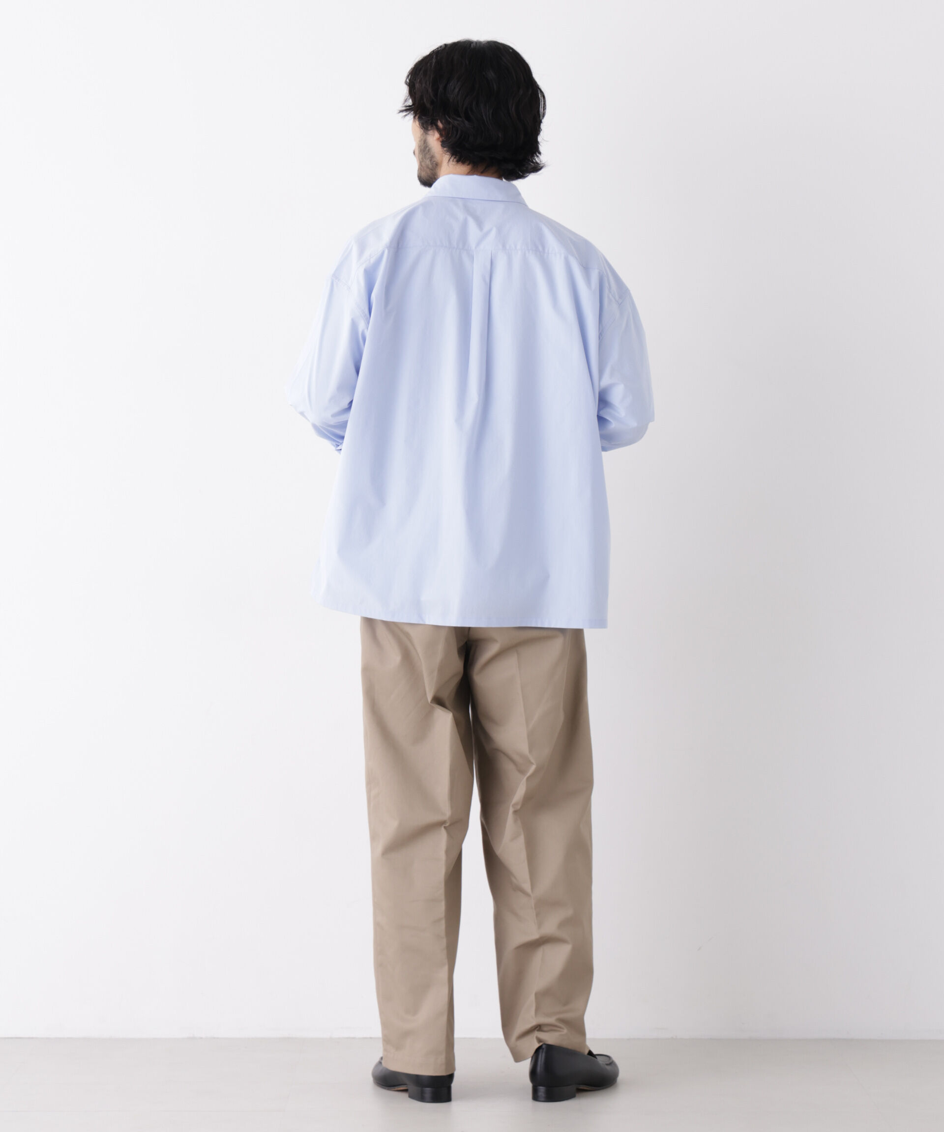 NANO universe「TCツイル2タックワイドパンツ」|チノ|