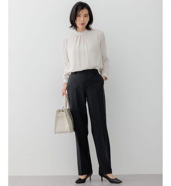 23区「【セットアップ対応】ラフィーネウール テーパードパンツ」|その他|