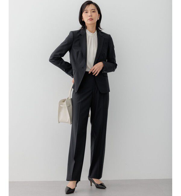 23区「【セットアップ対応】ラフィーネウール テーパードパンツ」|その他|