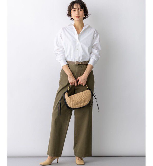 23区「【見上愛さん着用/VERY・FUDGE掲載】CANCLINI シャーティング ベーシックシャツ」|シャツ・ブラウス|
