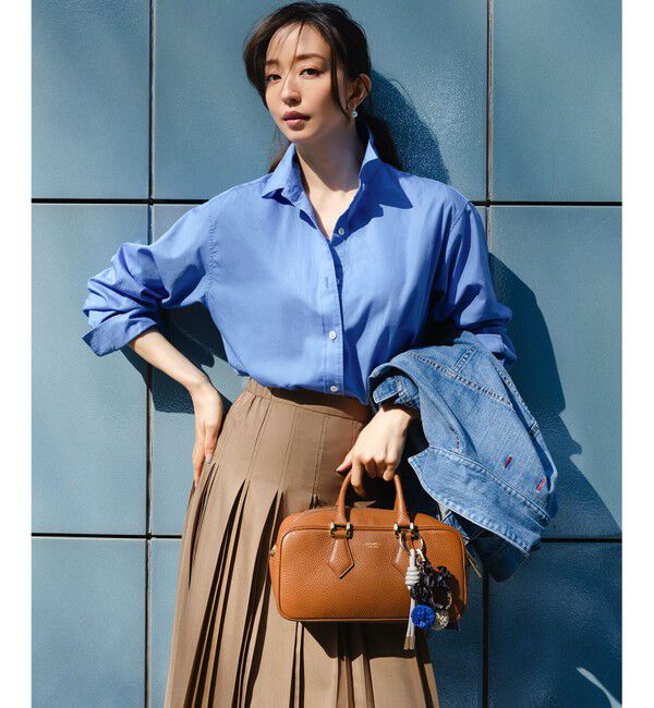 23区「【見上愛さん着用/VERY・FUDGE掲載】CANCLINI シャーティング ベーシックシャツ」|シャツ・ブラウス|
