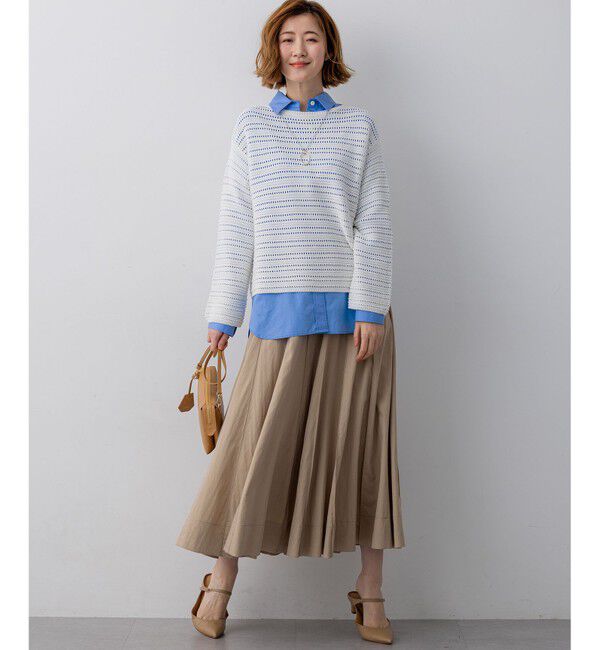 23区「【見上愛さん着用/VERY・FUDGE掲載】CANCLINI シャーティング ベーシックシャツ」|シャツ・ブラウス|