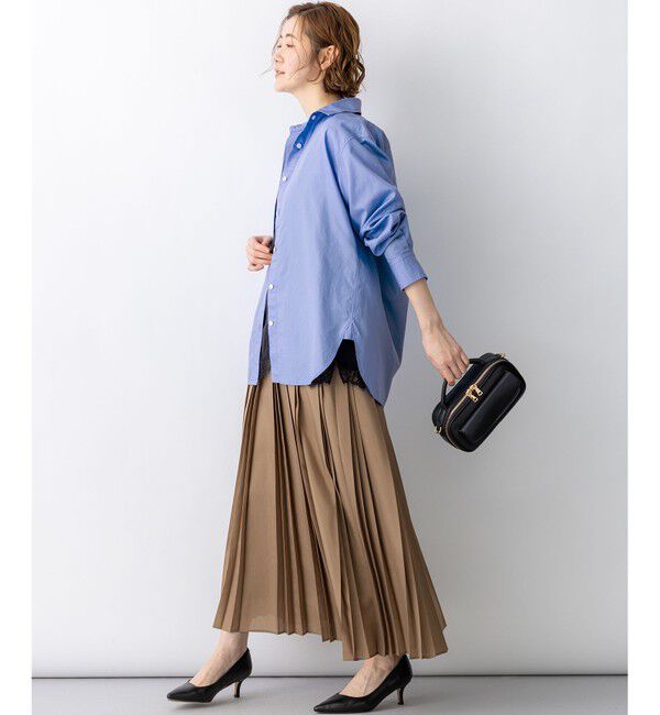 23区「【見上愛さん着用/VERY・FUDGE掲載】CANCLINI シャーティング ベーシックシャツ」|シャツ・ブラウス|