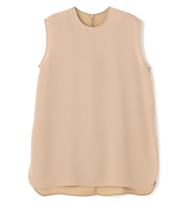 BEIGE,「【洗える】FLEUR / バックシアーノーカラーブラウス」|シャツ・ブラウス|