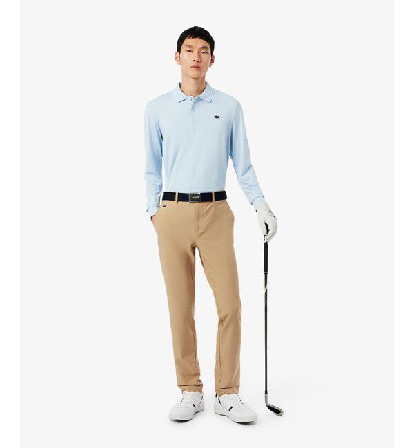 LACOSTE「撥水 ウルトラドライツイル スリムフィットゴルフパンツ チノパン」|チノ|