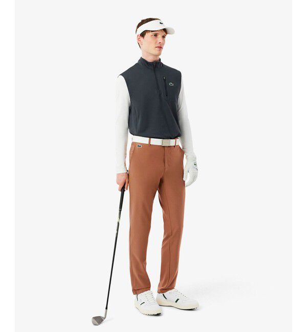 LACOSTE「撥水 ウルトラドライツイル スリムフィットゴルフパンツ チノパン」|チノ|