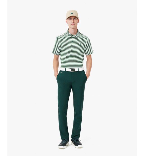 LACOSTE「撥水 ウルトラドライツイル スリムフィットゴルフパンツ チノパン」|チノ|