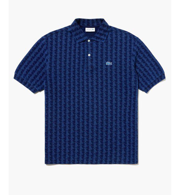 LACOSTE「インディゴ鹿の子地ポロシャツ」|ポロシャツ|インディゴブルー