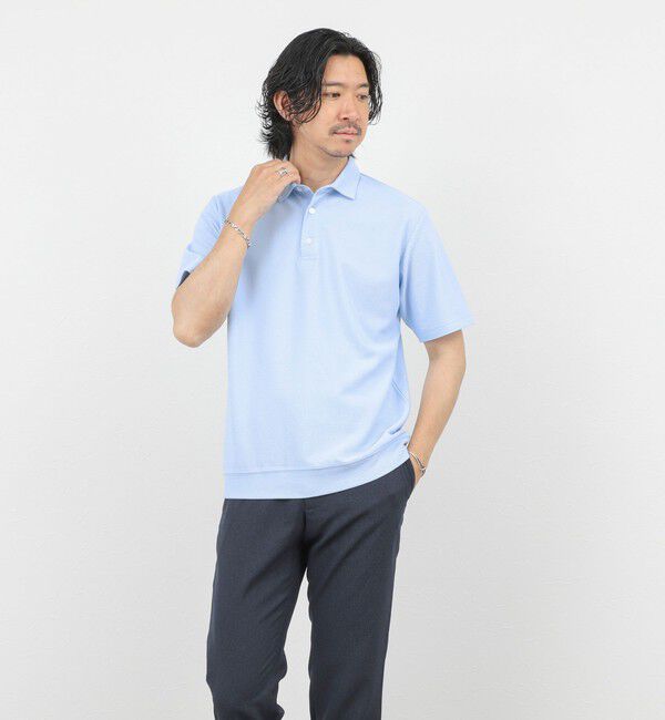 NOLLEY'S goodman「《ビジカジ対応》ローゼンジカノコ 抗菌防臭ドレスポロシャツ / ビズポロ 26SS」|ポロシャツ|