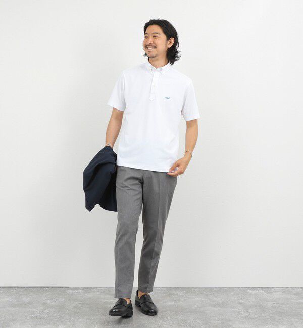 NOLLEY'S goodman「《ビジカジ対応》クジラ Polo ボタンダウンポロシャツ 26SS」|ポロシャツ|