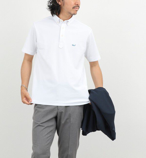 NOLLEY'S goodman「《ビジカジ対応》クジラ Polo ボタンダウンポロシャツ 26SS」|ポロシャツ|