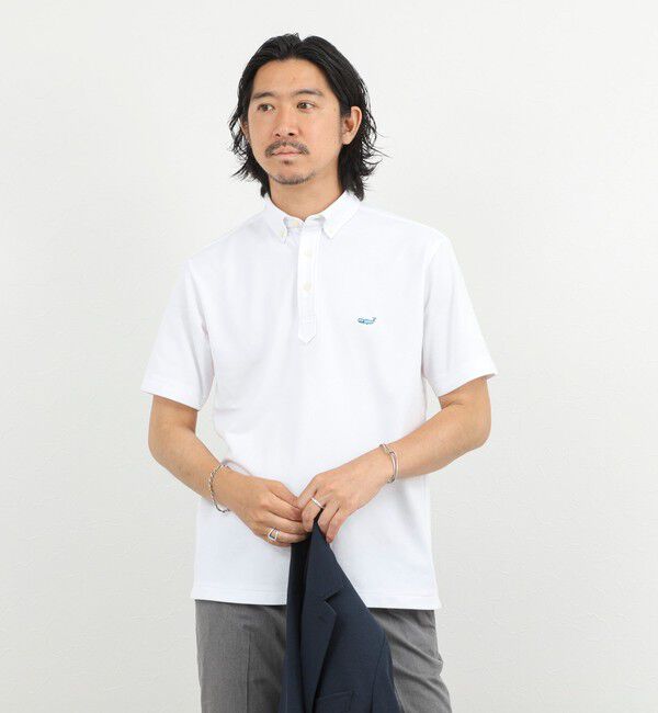 NOLLEY'S goodman「《ビジカジ対応》クジラ Polo ボタンダウンポロシャツ 26SS」|ポロシャツ|