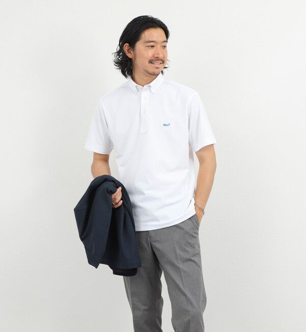 NOLLEY'S goodman「《ビジカジ対応》クジラ Polo ボタンダウンポロシャツ 26SS」|ポロシャツ|