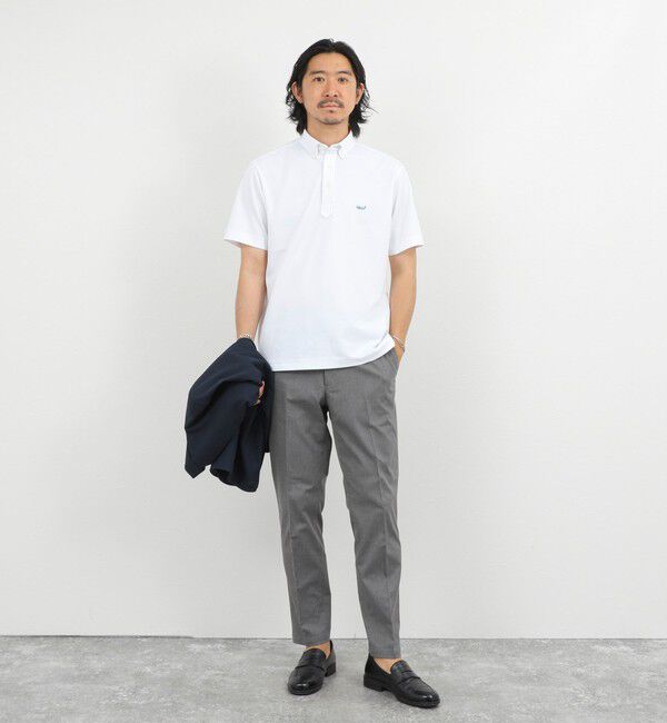 NOLLEY'S goodman「《ビジカジ対応》クジラ Polo ボタンダウンポロシャツ 26SS」|ポロシャツ|