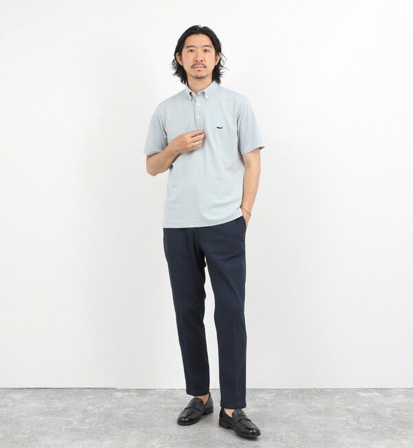 NOLLEY'S goodman「《ビジカジ対応》クジラ Polo ボタンダウンポロシャツ 26SS」|ポロシャツ|