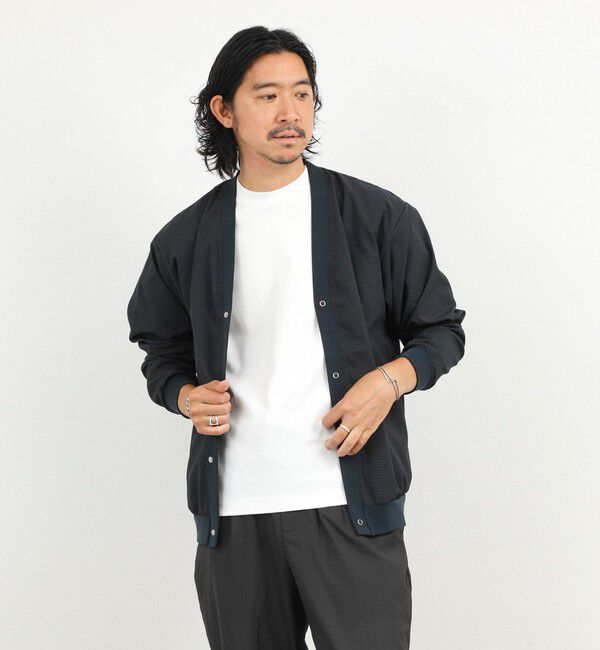 NOLLEY'S goodman「DotAir サッカーカーディガン 26SS」|カーディガン|